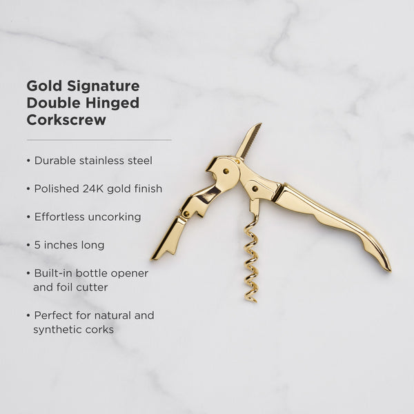 Belmont 24K Gold Waiter's Corkscrew